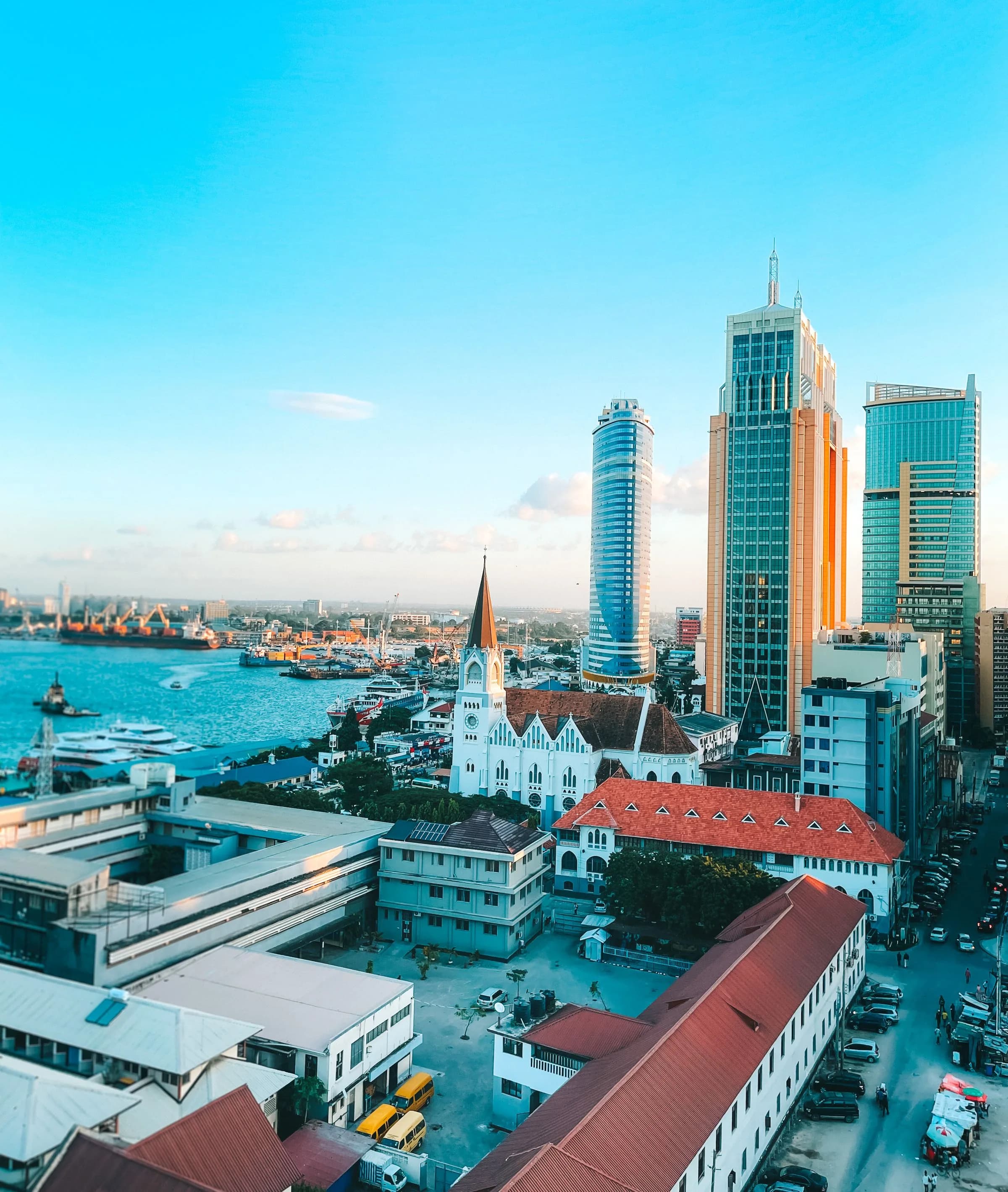 Dar es Salaam city skyline