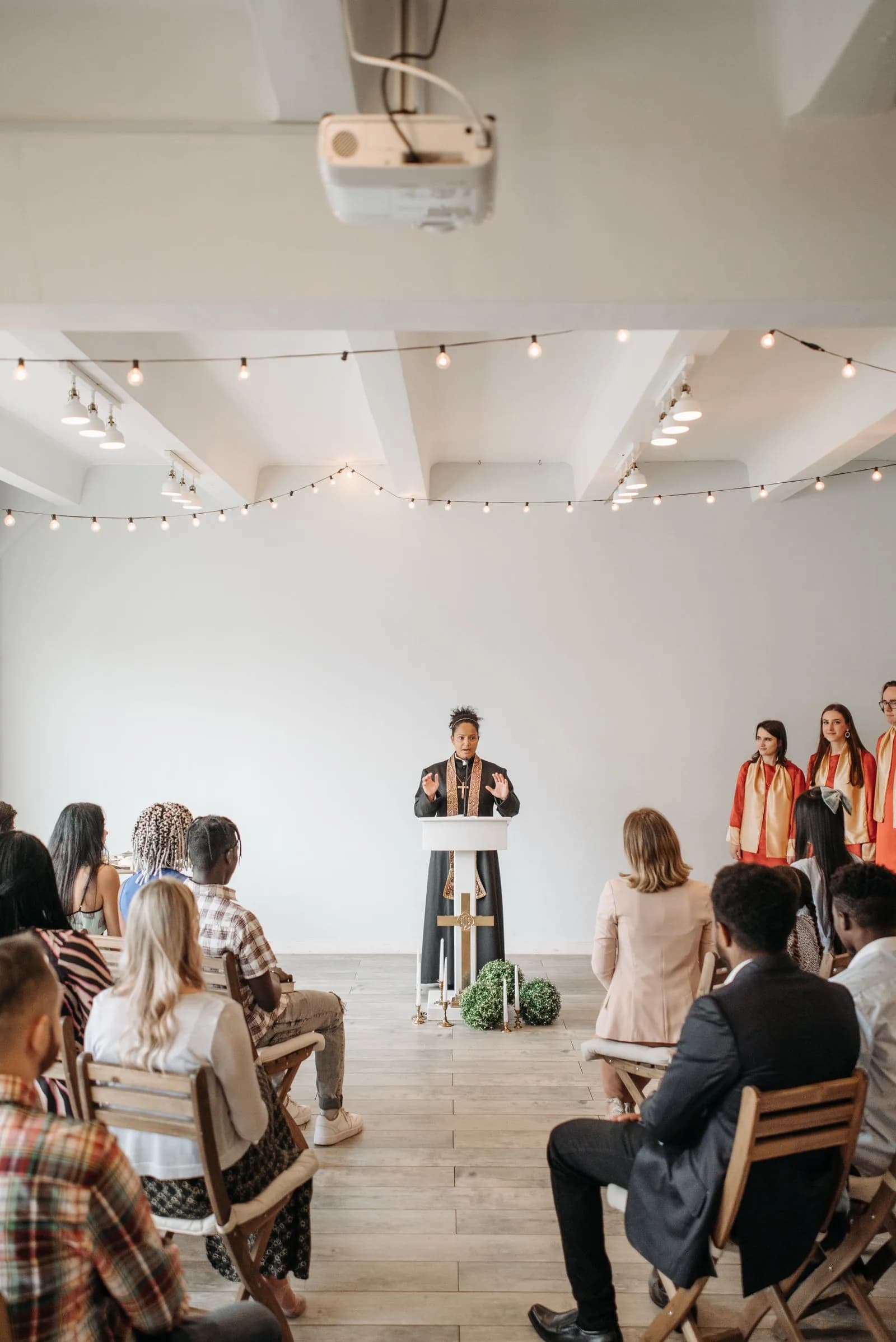 Audience at a corporate event